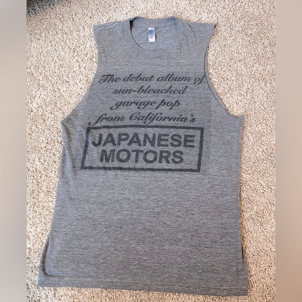 Japanese Motors band t shirt cut size small